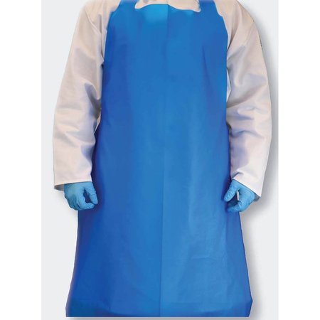 UMBO Polytef Gown 4 mil 55in Thumb Loop Blue, 1pcs/bag, 50pcs/CS, 50PK H994-BXL